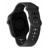 Decoded Silicone Ares O Band - silikoniranneke Apple Watch 40/42 mm (musta)