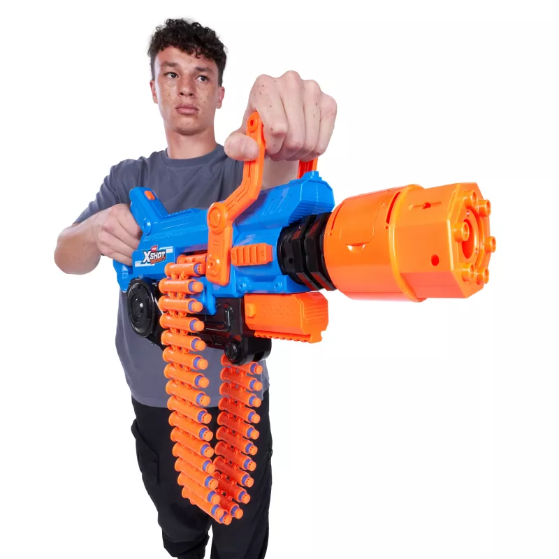 ZURU XSHOT Insanity Smoking Barrel Blaster, leluase, 8 vuotta