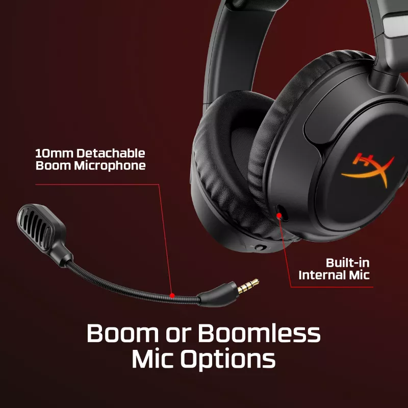 Langaton pelikuuloke HyperX Cloud Flight 2 — korvan peittävä, musta