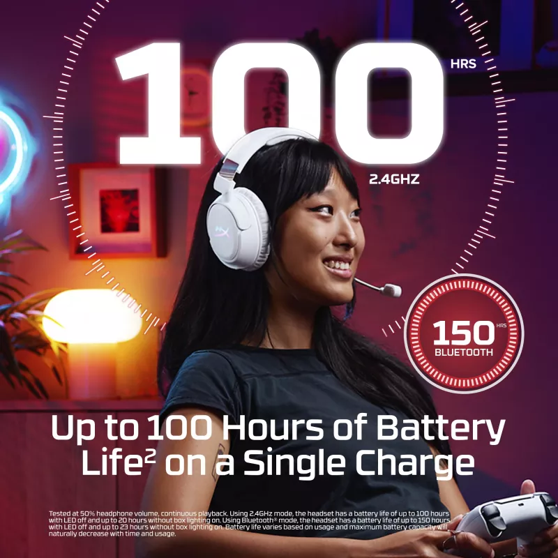 Langaton pelikuuloke HyperX Cloud Flight 2 — korvan peittävä, musta