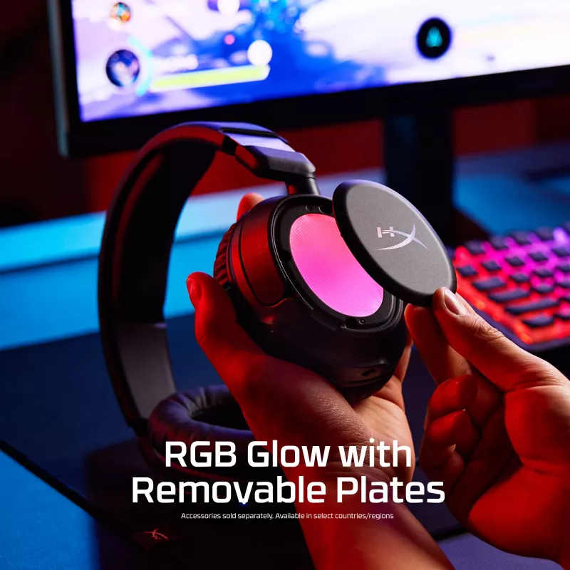 Langaton pelikuuloke KINGSTON HyperX Cloud Flight 2 USB-C ja Bluetooth, valkoinen