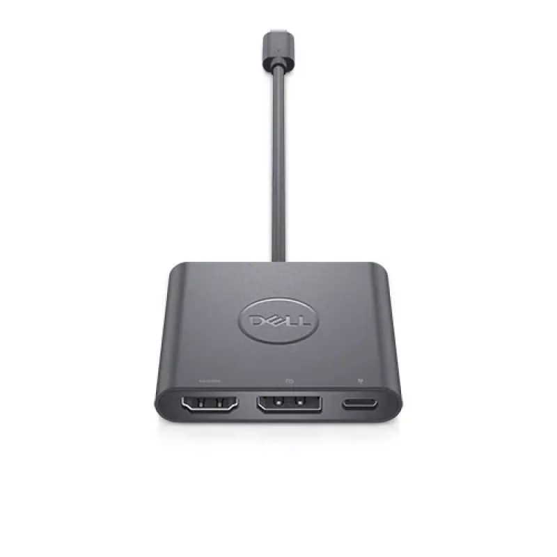 USB-C–HDMI/DP-adapteri Power Pass-Through -toiminnolla DELL DBQAUANBC070
