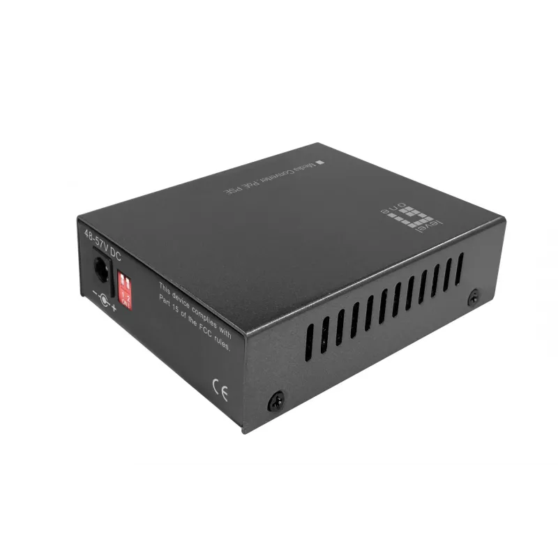 LevelOne RJ45–SFP gigabitin mediakonvertteri, PoE PSE