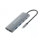Conceptronic DONN06G 10-in-1 USB 3.2 Gen 1 -telakointiasema, HDMI, 100 W USB PD, USB-C 5 Gbit/s x 2, USB-A 5 Gbit/s x 3, SD, TF/MicroSD, GbE