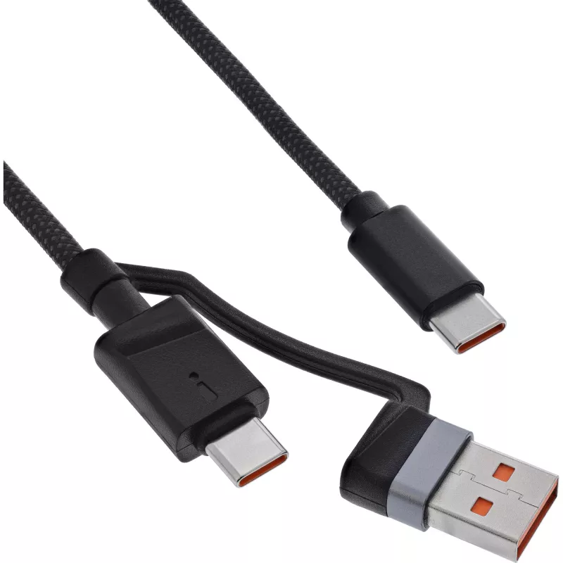 InLine 55365 5MP -verkkokamera USB-C:llä, automaattitarkennus, Windows Hello ja peittosuoja