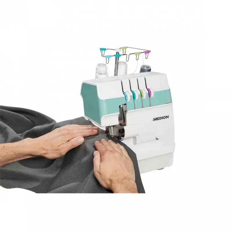 Medion Life Overlock SO90 ompelukone (MD19169), turkoosi/valkoinen