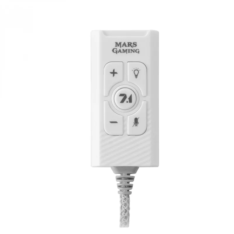 Äänikortti Mars Gaming MSC2W 7.1 USB valkoinen 3,5 mm