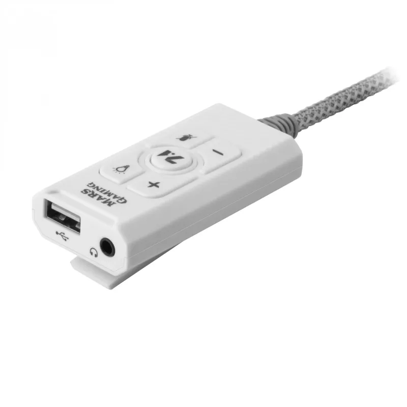 Äänikortti Mars Gaming MSC2W 7.1 USB valkoinen 3,5 mm