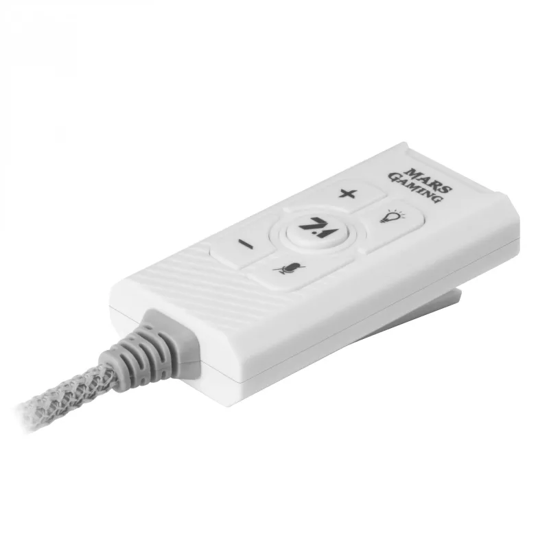 Äänikortti Mars Gaming MSC2W 7.1 USB valkoinen 3,5 mm