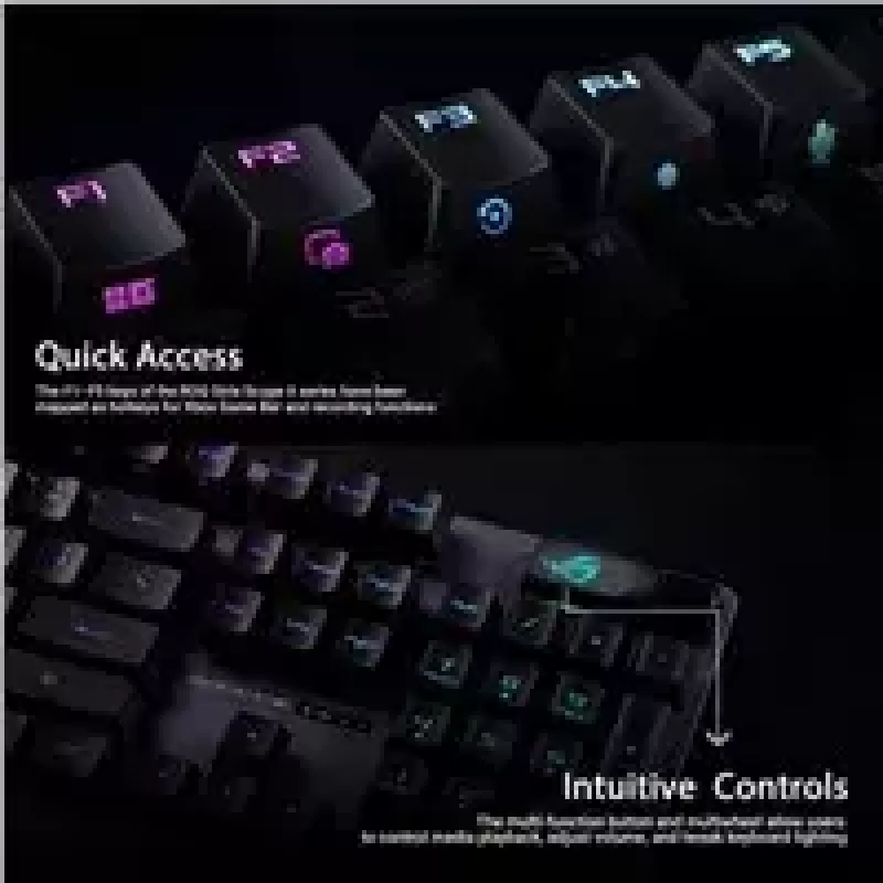 ASUS ROG Strix Scope II näppäimistö pelaaminen USB musta