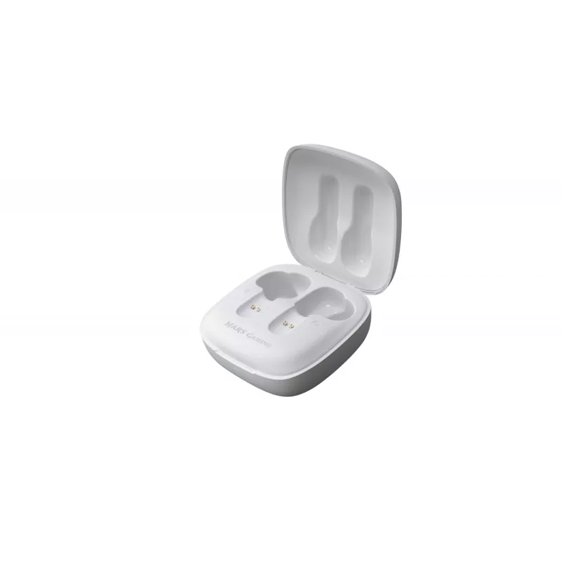 Headset Mars Gaming MHIB langattomat nappikuulokkeet TWS valkoinen