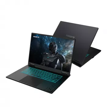 GIGABYTE GAMING A16 PRO DYHG5DECC4SH kannettava tietokone Intel Core 7 240H 40,6 cm (16 tuumaa) Quad HD+ 32 GB LPDDR5x-SDRAM 1 TB SSD NVIDIA® GeForce RTX™ 5080 Laptop GPU Wi-Fi 6E (802.11ax) Windows 11 Home musta