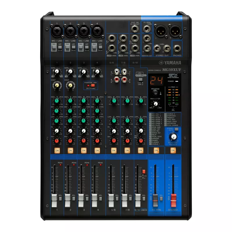 Yamaha MG10XUF audiomikseri 10 kanavaa