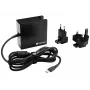 Sandberg USB-C PD AC-laturi 90W EU+UK, sisäkäyttö, AC, 20,2 V, 4,5 A, 1,8 m, musta