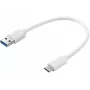 Sandberg USB-C 3.1 > USB-A 3.0 0,2 m, 0,2 m, USB-C, USB-A, USB 3.2 Gen 1 (3.1 Gen 1), valkoinen