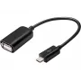 Sandberg OTG-sovitin MicroUSB uros - USB naaras, Micro-USB B, USB-A, USB 2.0, uros/naaras, 0,48 Gbit/s, musta