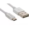 Sandberg MicroUSB käännettävä kaapeli 1 m, 1 m, USB-A, Micro-USB A, hopea, valkoinen