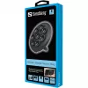 Sandberg Wireless Charger Suction Ring, sisäkäyttö, ulkokäyttö, USB, langaton lataus, PowerIQ, musta