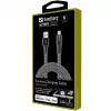 Sandberg Survivor Lightning -kaapeli 2 m, 2 m, Lightning, USB-A, uros, uros, musta, harmaa