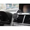 Sandberg In Car Wireless Magnetic Charger 15W, auto, USB, langaton lataus, 1,2 m, musta