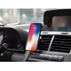 Sandberg In Car Wireless Magnetic Charger 15W, auto, USB, langaton lataus, 1,2 m, musta