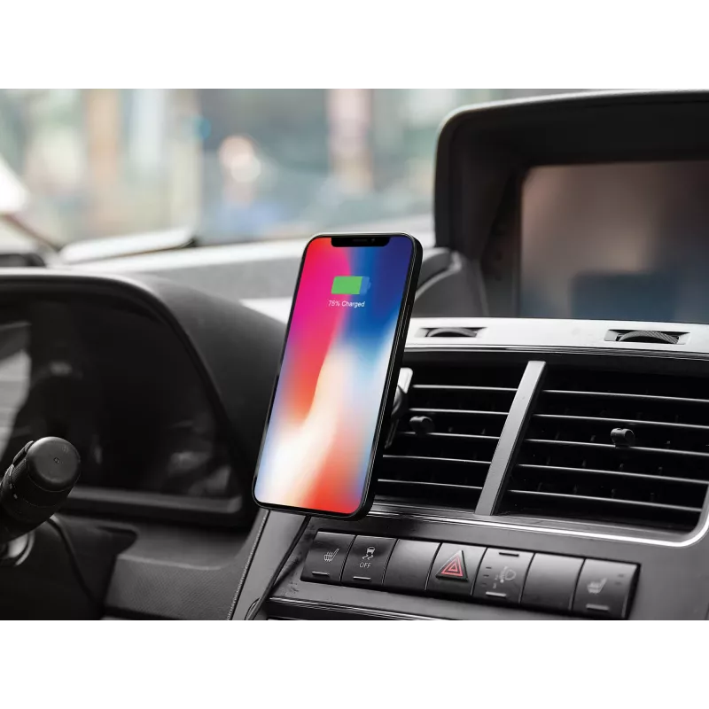Sandberg In Car Wireless Magnetic Charger 15W, auto, USB, langaton lataus, 1,2 m, musta