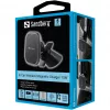 Sandberg In Car Wireless Magnetic Charger 15W, auto, USB, langaton lataus, 1,2 m, musta