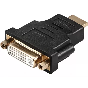 Sandberg sovitin DVI-naaras - HDMI-uros, HDMI, DVI, musta
