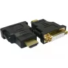 Sandberg sovitin DVI-naaras - HDMI-uros, HDMI, DVI, musta