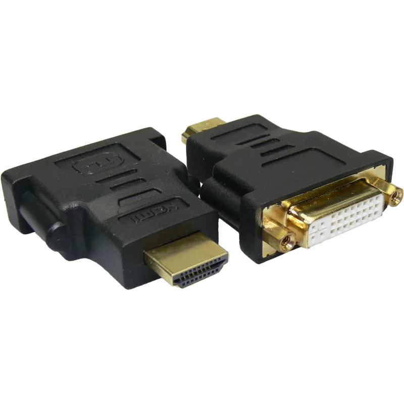 Sandberg sovitin DVI-naaras - HDMI-uros, HDMI, DVI, musta