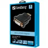 Sandberg sovitin DVI-naaras - HDMI-uros, HDMI, DVI, musta