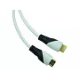 Sandberg HDMI 1.4 19M-19M, 1 m, 1 m, HDMI Type-A (standardi), HDMI Type-A (standardi), musta, valkoinen