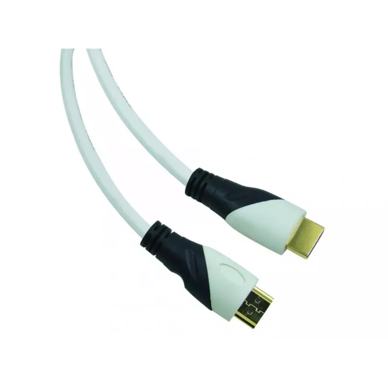 Sandberg HDMI 1.4 19M-19M, 1 m, 1 m, HDMI Type-A (standardi), HDMI Type-A (standardi), musta, valkoinen