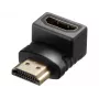 Sandberg HDMI 2.0 kulmasovitin, HDMI, HDMI, musta