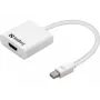 Sandberg sovitin MiniDP1.2>HDMI2.0 4K60, Mini DisplayPort, HDMI, uros, naaras, 3840 x 2160 pikseliä, 6 Gbit/s