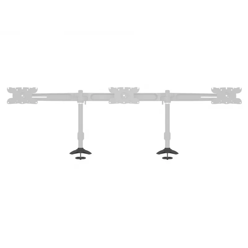 Läpivientikanta Multibrackets M Desktopmount yksi-/kaksi-/kolmoisnäyttötelineille musta malli