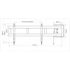 Multibrackets M Universal Swing Arm 180 astetta Large musta 75 kg 48-69 inch