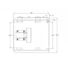 Multibrackets M Universal Swing Arm 180 astetta Large musta 75 kg 48-69 inch