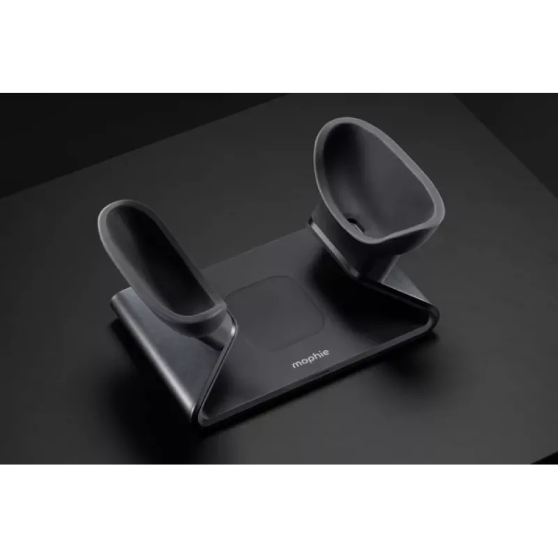 mophie AirPods Max -latausteline, sisäkäyttö, USB, langaton lataus, musta
