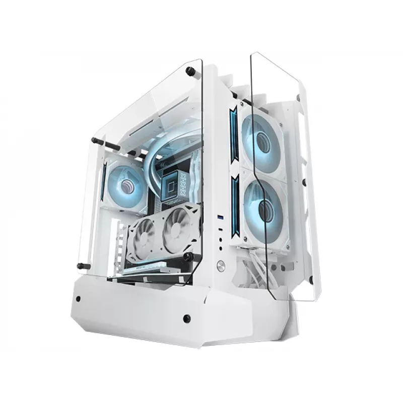 Mars Gaming MC-EDGEW Midi Tower valkoinen