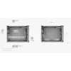 Tietokonekotelo Mars Gaming MCXPS mATX ultrakompakti musta