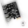 Axagon PCEU-430VL liitäntäkortit/adapteri sisäinen USB 3.2 Gen 1 (3.1 Gen 1)