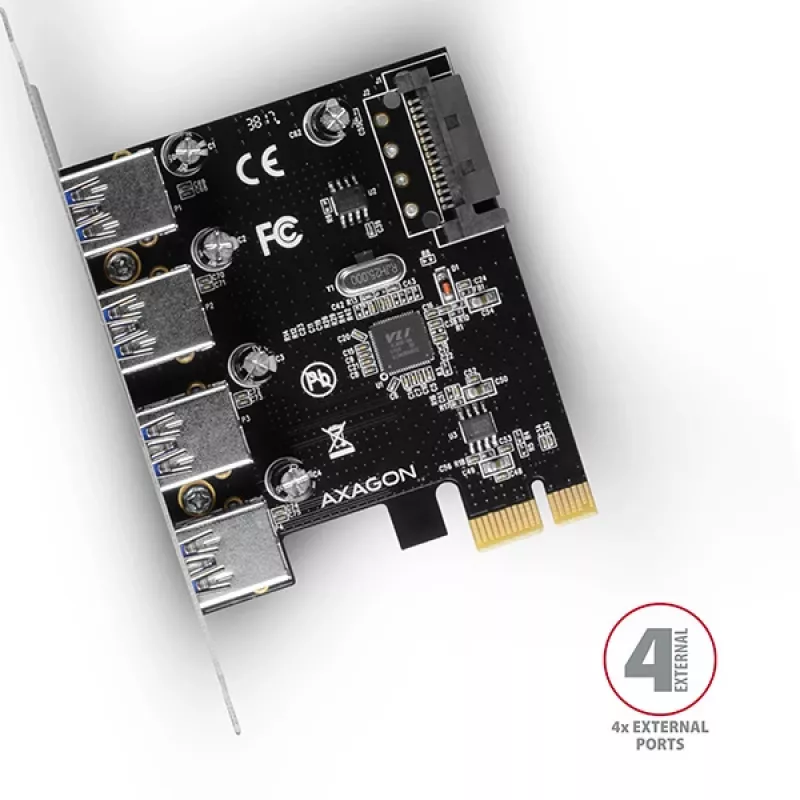 Axagon PCEU-430VL liitäntäkortit/adapteri sisäinen USB 3.2 Gen 1 (3.1 Gen 1)
