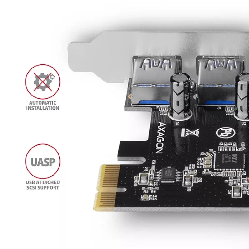 Axagon PCEU-430VL liitäntäkortit/adapteri sisäinen USB 3.2 Gen 1 (3.1 Gen 1)