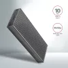 AXAGON EEM2-XR - suojus - metalli - hopea - M.2 - kaikki merkit - 112 mm