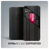 Axagon EEM2-40G USB-C 40Gbps M.2 NVMe SSD-kotelo, ARMORED alumiini