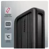 Axagon EEM2-40G USB-C 40Gbps M.2 NVMe SSD-kotelo, ARMORED alumiini