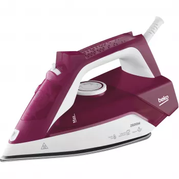 Beko SIM3126R höyrysilitysrauta keraaminen liukupohja 2600 W punainen