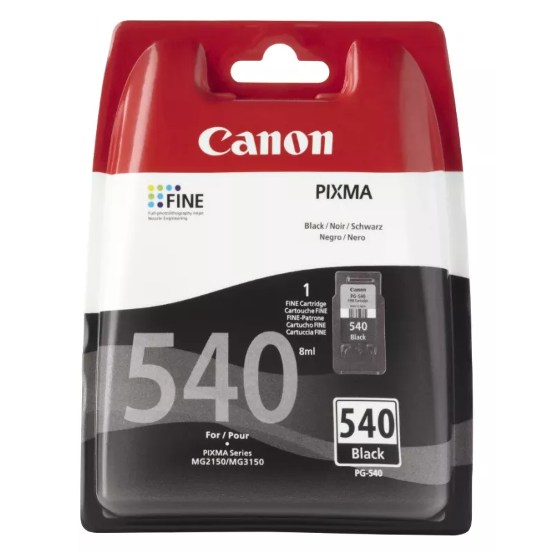 Canon PG-540 mustekasetti 1 kpl alkuperäinen vakiokapasiteetti valokuvamusta