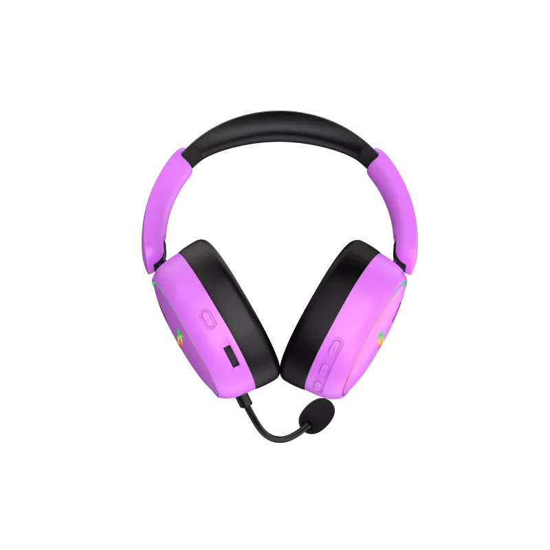 HATOR Phoenix 2 langaton kuulokemikrofoni johdollinen & langaton pääpanta pelaaminen USB Type-C / USB Type-A Bluetooth violetti